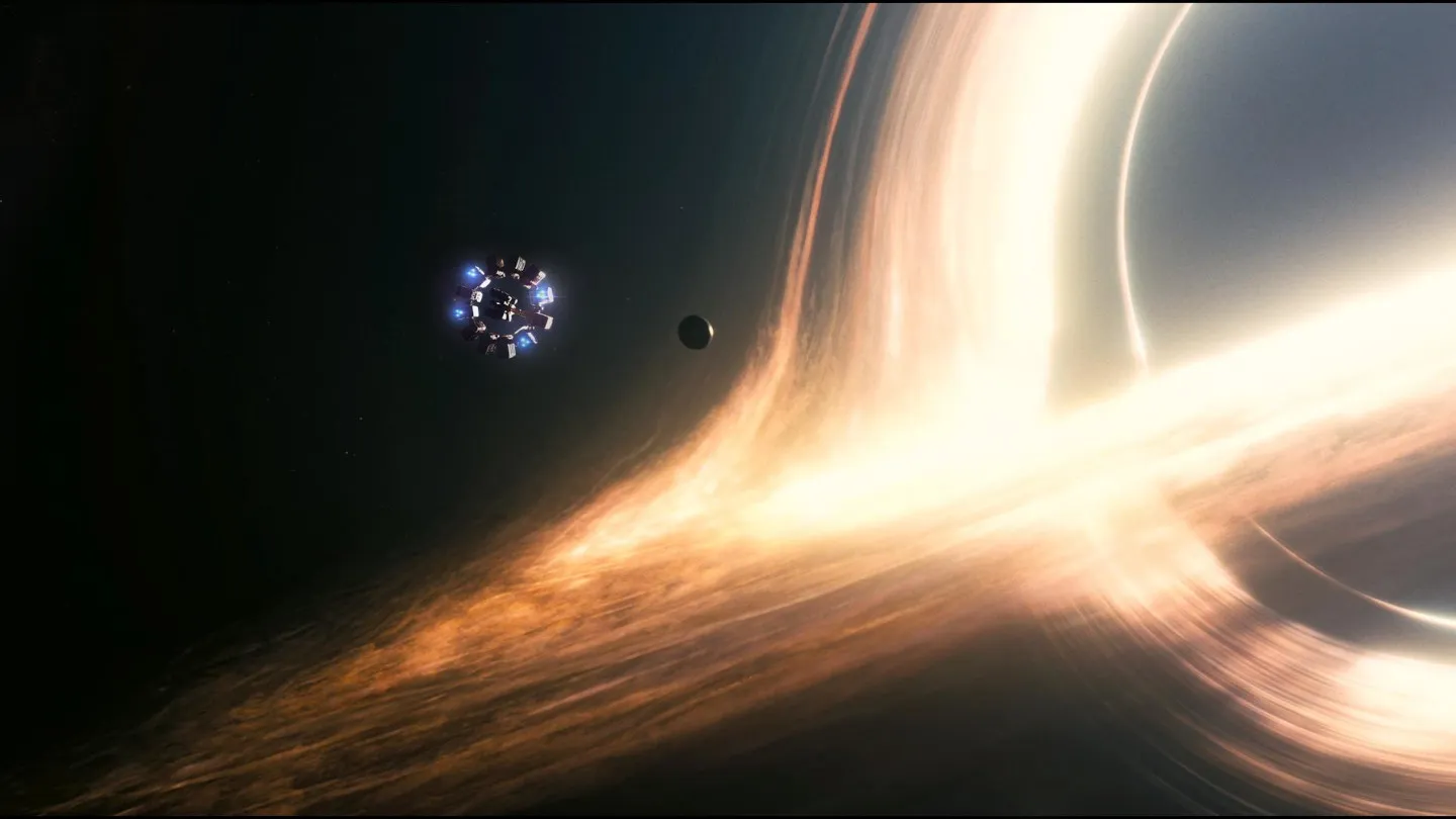 壮观的太空场景科幻电影画面